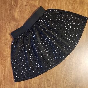 Black Starry Night Dance Skirt